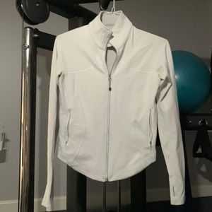 Lululemon white lightweight jacket